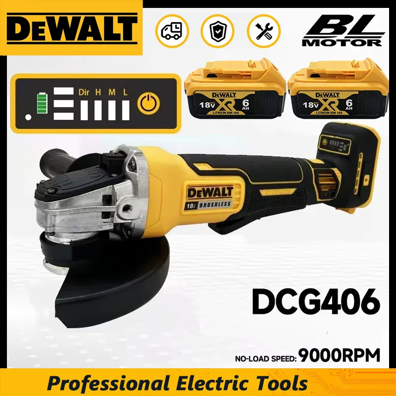 Cordless Angle Grinder 125Mm Brushless - Dewalt DCG406 125MM Brushless Angle Grinder