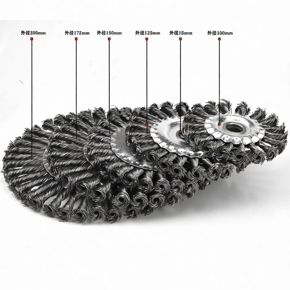 Angle Grinder Wire Brush Wheel - For Yongpin Twisted Steel Wire Wheel